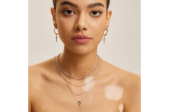  Tough Love - Kette - Silber / Rhodiniert - 46-50 cm